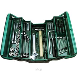Sata 70pc Cantilever Mechanic Tool Chest Set For Car and Bike - 95104A-70 1