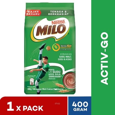 Nestle Milo Activ-Go 400g (1 pack)