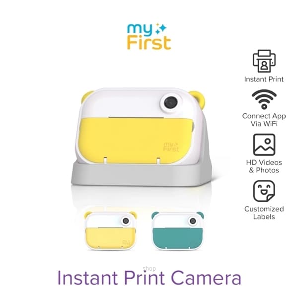 myFirst Camera Insta Wi Label Printer & Instant Print & 12MP Photo & Video HD Camera 1