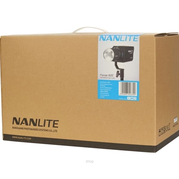 Nanlite Forza 60C Kit RGBLAC LED Monolight Black - FORZA60C 7