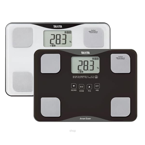 Tanita Glass Body Composition Scale With Touch Screen Display, BC-718 [Complimentary Flexplus Blood Pressure Monitor FP73] 1