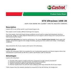 Castrol GTX Ultraclean 10W-30 for Petrol Cars (3L) 2