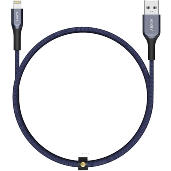 Aukey MFI USB A To Lightning Kevlar Cable 2M - CB-AKL2 2