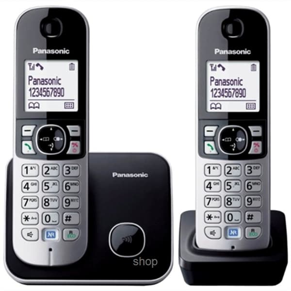 Panasonic KX-TG6812ML Digital Cordless DECT Phone with 2 Handsets 1