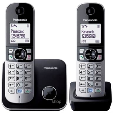 Panasonic KX-TG6812ML Digital Cordless DECT Phone with 2 Handsets