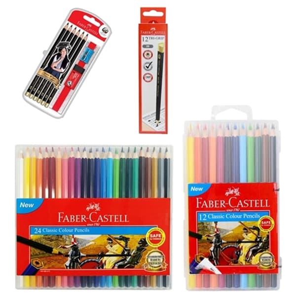 Faber-Castell Stationery School Combo Set(212142+115896+311802+115890) 1