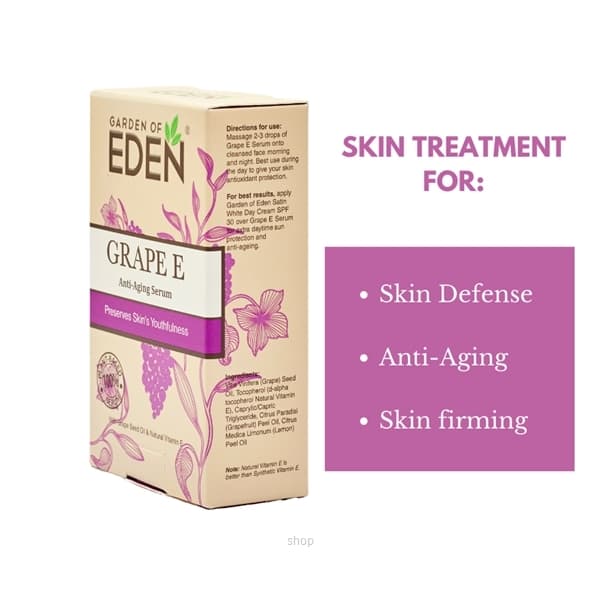 GOE Grape E Anti-Aging Serum (Age Defense Serum) 4