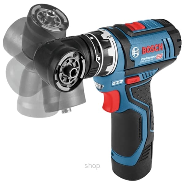 Bosch GSR 12V-15 FC Professional Cordless Drill Driver (Comes with 4 Attachments, 2 Batteries & Charger) - 06019F60L0 4