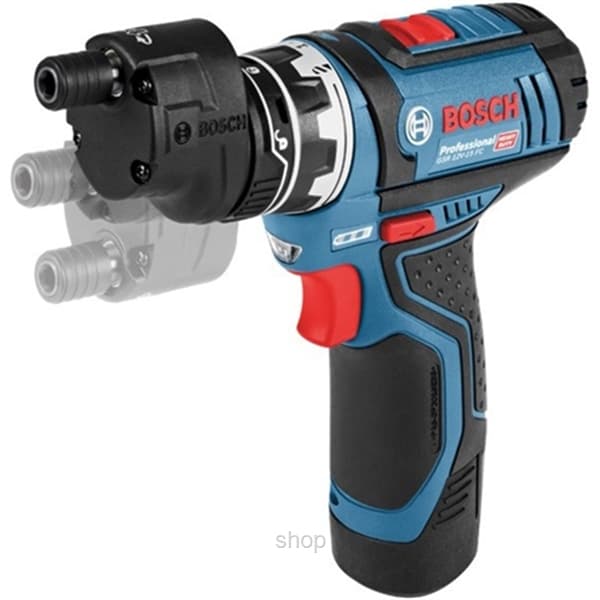 Bosch GSR 12V-15 FC Professional Cordless Drill Driver (Comes with 4 Attachments, 2 Batteries & Charger) - 06019F60L0 5