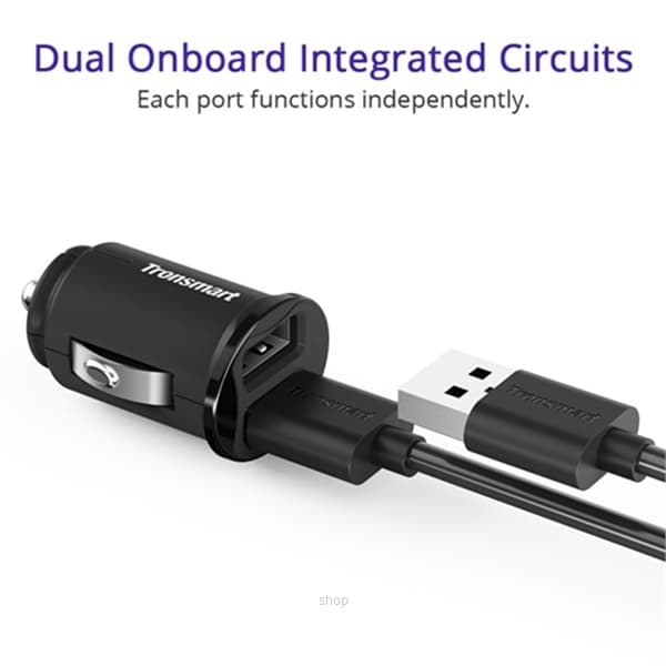 Tronsmart Dual VoltiQ USB Ports Car Charger - C24 3