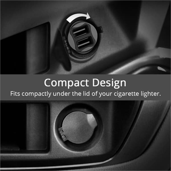 Tronsmart Dual VoltiQ USB Ports Car Charger - C24 5