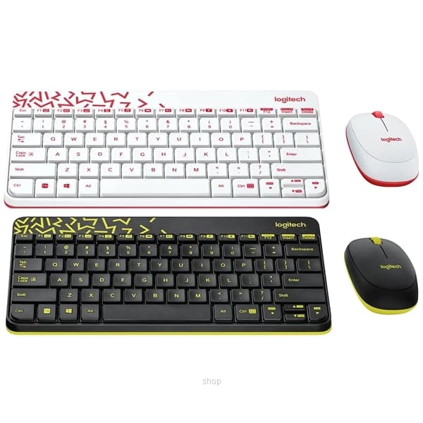 Logitech MK240 Nano Wireless Keyboard and Mouse Combo Dekstop 1