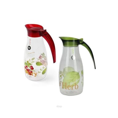 Lock & Lock Bisfree BPA Free Trendy Water Jug 1.2L (Cherry + Herb) - ABF627C+ABF627H