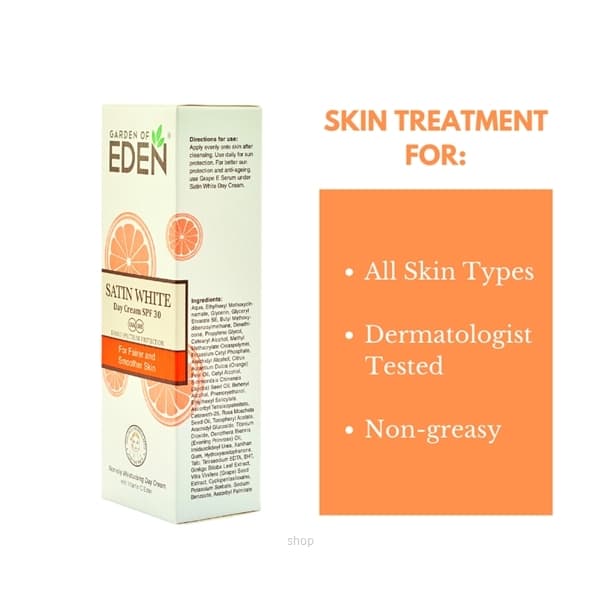GOE Satin White Day Cream SPF30++, 40gm 2