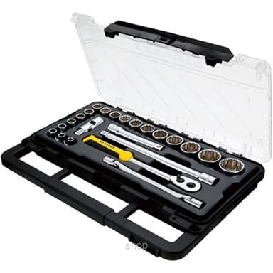 Stanley Automotive 23pcs 1/2" 12PT Flex Wrench Metric Socket - STMT75095-8C