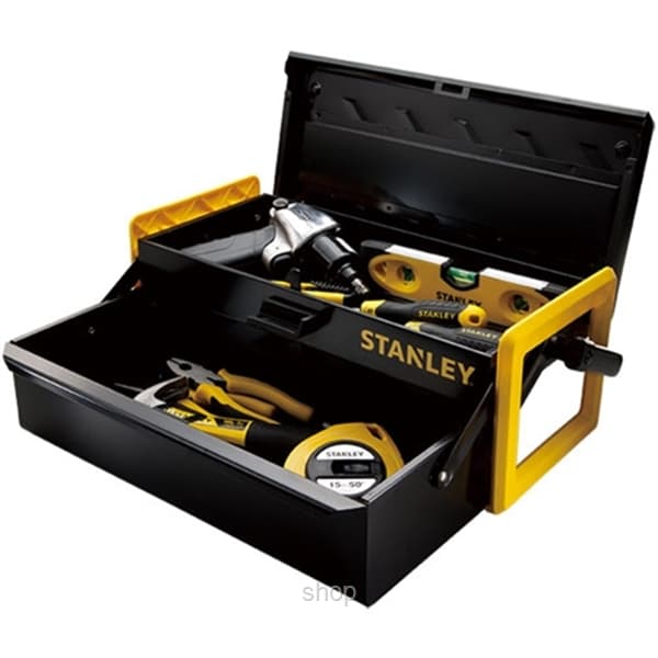 Stanley Automotive 16" Metal Toolbox-Cantilever 2 Layers - STST73097-8 3