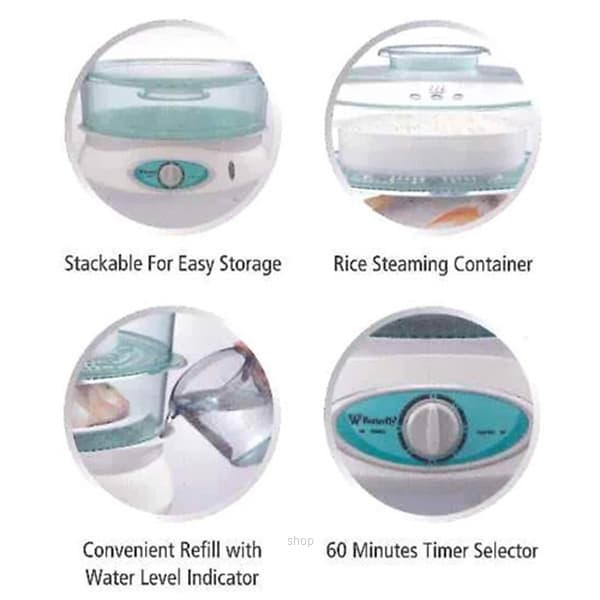 Butterfly Electric Food Steamer 12.8L - BS-6212 2