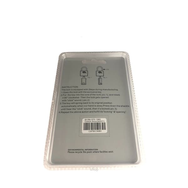 Pierre Cardin PC TSA Double Key Padlock - 47001560 3