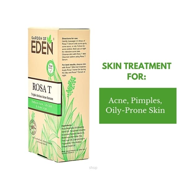 GOE Rosa T Acne Gel 15ml (Reduces Oily Skin & Acne) 2