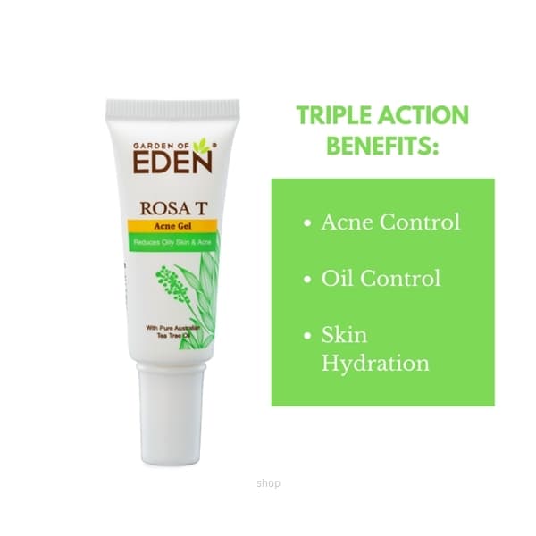 GOE Rosa T Acne Gel 15ml (Reduces Oily Skin & Acne) 3