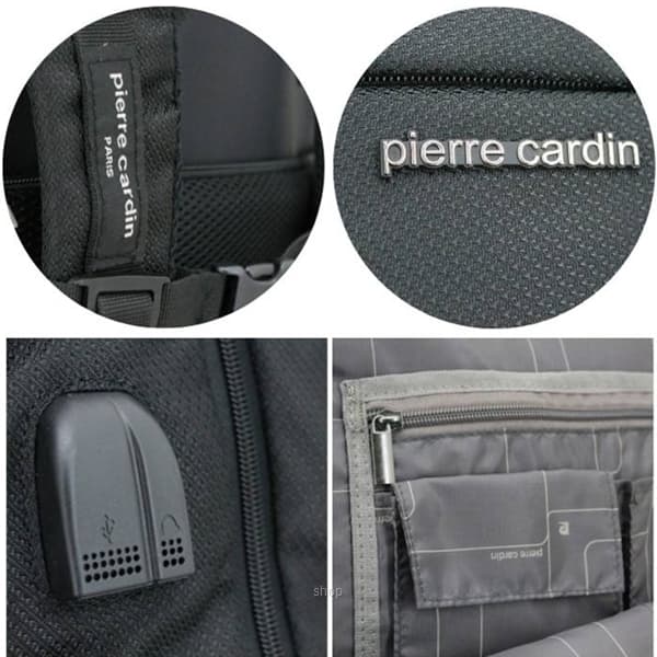 Pierre Cardin PC Biz-18 Inch Trolley Backpack With USB Port, 47220086 4