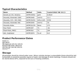 [Carton Packaging] Castrol EDGE 5W-30 C3 Engine Oil for Petrol and Diesel Cars (4X4L) 3