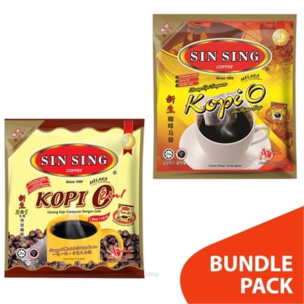 Sin Sing Combo 1 : Coffee O Bag(20 x 10gm) + Coffee O Bag 2 in 1(20 x 26gm) 1