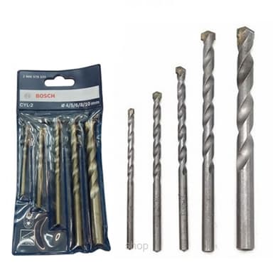Bosch Mansory CYL-2 5pcs Drill Bit Set (4, 5, 6, 8 & 10 mm) - 2608578155