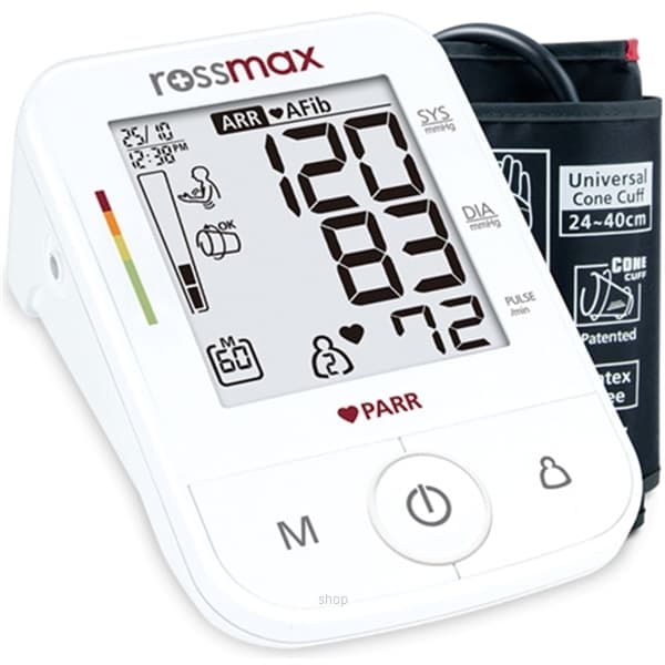 Rossmax PARR Automatic Blood Pressure Monitor X5 with Free Adaptor 2