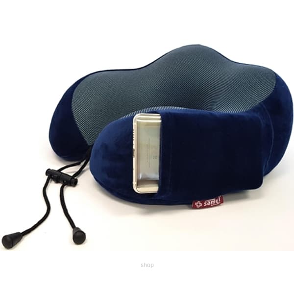 Samel U Shape Memory Foam Neck Pillow with Side Pocket + Cover Bag - FGD-342 10