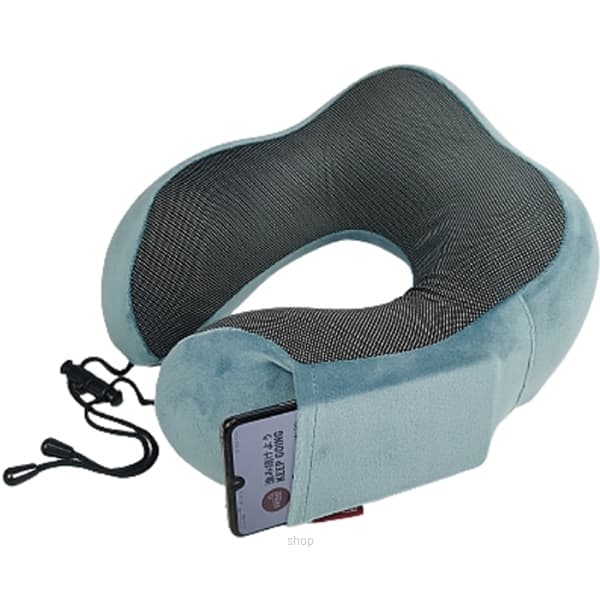 Samel U Shape Memory Foam Neck Pillow with Side Pocket + Cover Bag - FGD-342 11