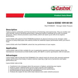 [Carton Packaging] Castrol EDGE 10W-60 SN Engine Oils (6X4L) 2