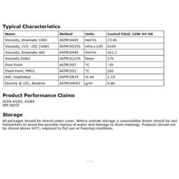 [Carton Packaging] Castrol EDGE 10W-60 SN Engine Oils (6X4L) 3