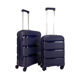 Samel 2 In 1 Set Japanese Concept Expandable Anti Theft Zipper PP Luggage 20-Inch + 24-Inch - FGD363 1