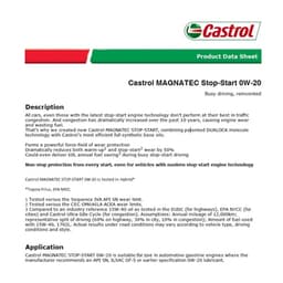 [Carton Packaging] Castrol MAGNATEC Stop-Start 0W-20 for Petrol Vehicles (4X4L) 2