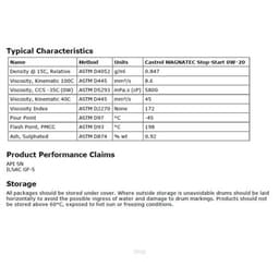 [Carton Packaging] Castrol MAGNATEC Stop-Start 0W-20 for Petrol Vehicles (4X4L) 3