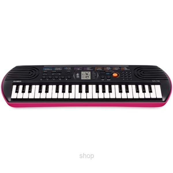 Casio 44-Keys Mini Keyboard Pink - SA-78 1