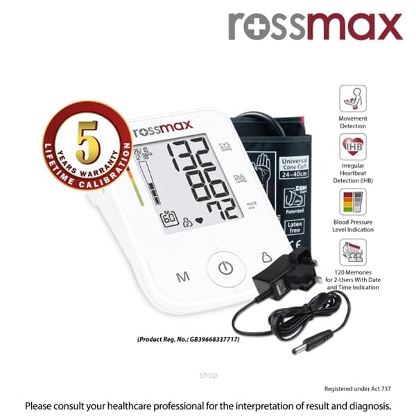 Rossmax Automatic Blood Pressure Monitor - X3 1