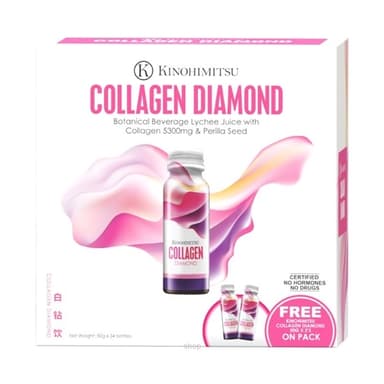 Kinohimitsu Collagen Diamond 5300mg 50ml x 32's FOC 2'S