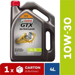 [Carton Packaging] Castrol GTX Ultraclean 10W-30 for Petrol Cars (6X4L) 1