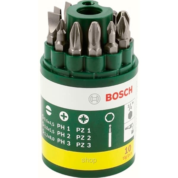 Bosch 10pcs Screw Driver Tool Bit Set - 2607019454 2