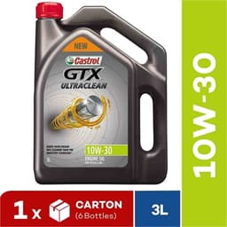 [Carton Packaging] Castrol GTX Ultraclean 10W-30 for Petrol Cars (6X3L) 1