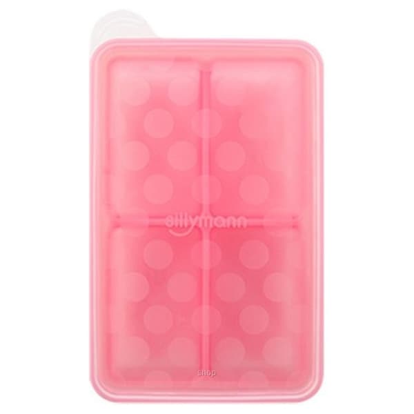 Sillymann Silicone Baby Food Tray 4 Cube (100ml) 1