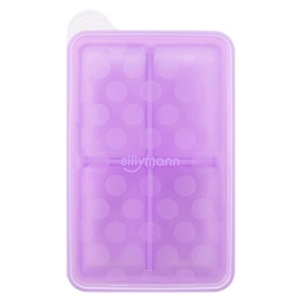Sillymann Silicone Baby Food Tray 4 Cube (100ml) 2