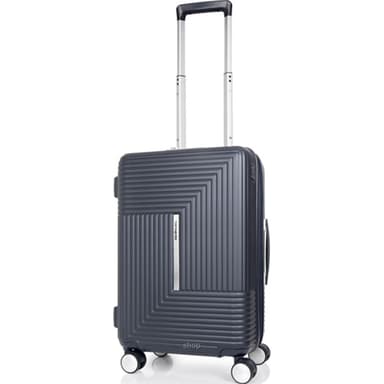 Samsonite APINEX Spinner 55cm/20Inch Expandable Matte Navy PC Hard Luggage - HK6*51001