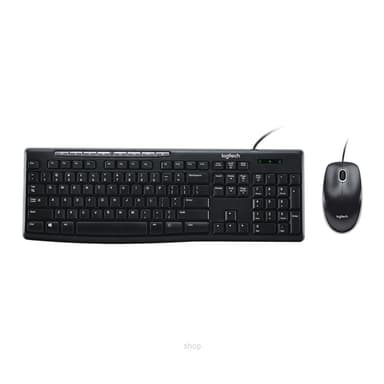 Logitech MK200 USB Wired Keyboard and Mouse Media Dekstop Combo - 920-002693