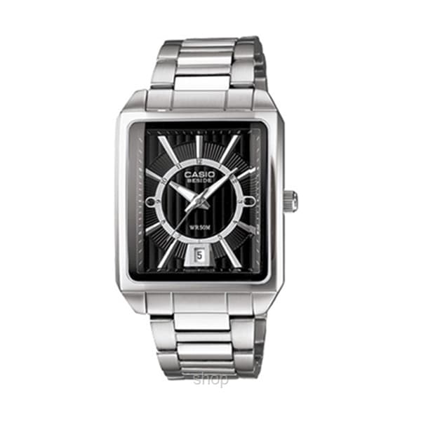 [Dec Promo] Casio Beside Square Face Watch - BEM-120D-1AVDF 1