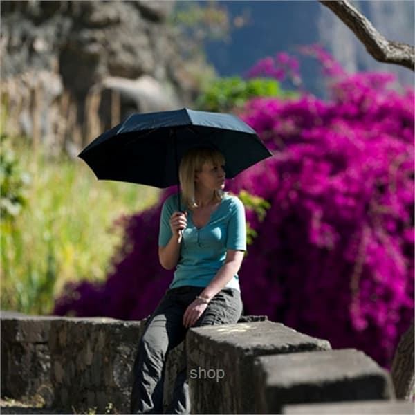 Lifeventure Trek Umbrella Medium Black - LVE-9490 3