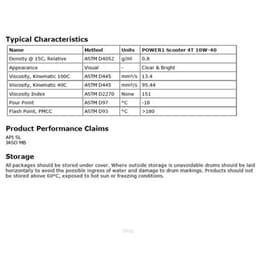 [Carton Packaging] Castrol Power1 Scooter 4T 10W-40 Part Synthetic Technology For Scooter (12X1L) 3