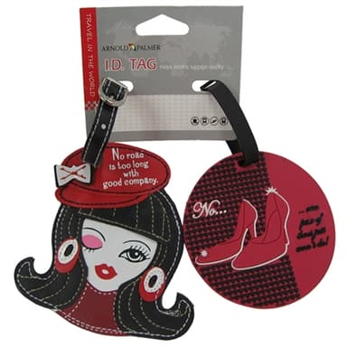 Arnold Palmer Luggage ID Tag Lady & Shoes - C5566